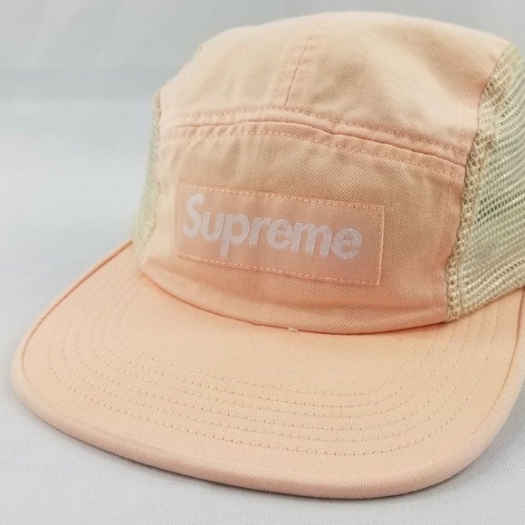 Supreme Other - Supreme Mesh Side Panel Cap Light Peach NEW